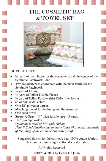 The cosmetic Bag & Towel Set